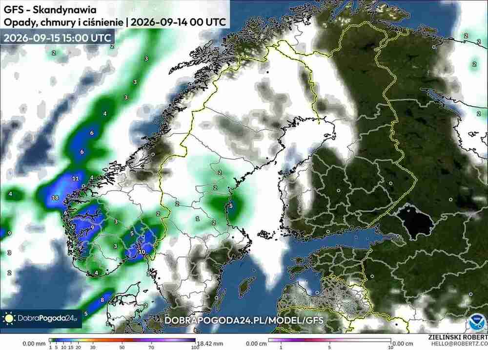 Silne ulewy zaleją domy na północy Europy. W niżu spadnie 180 litrów wody na m2 ziemi. Będą oberwania chmury i powodzie błyskawiczne we wrześniu 2026