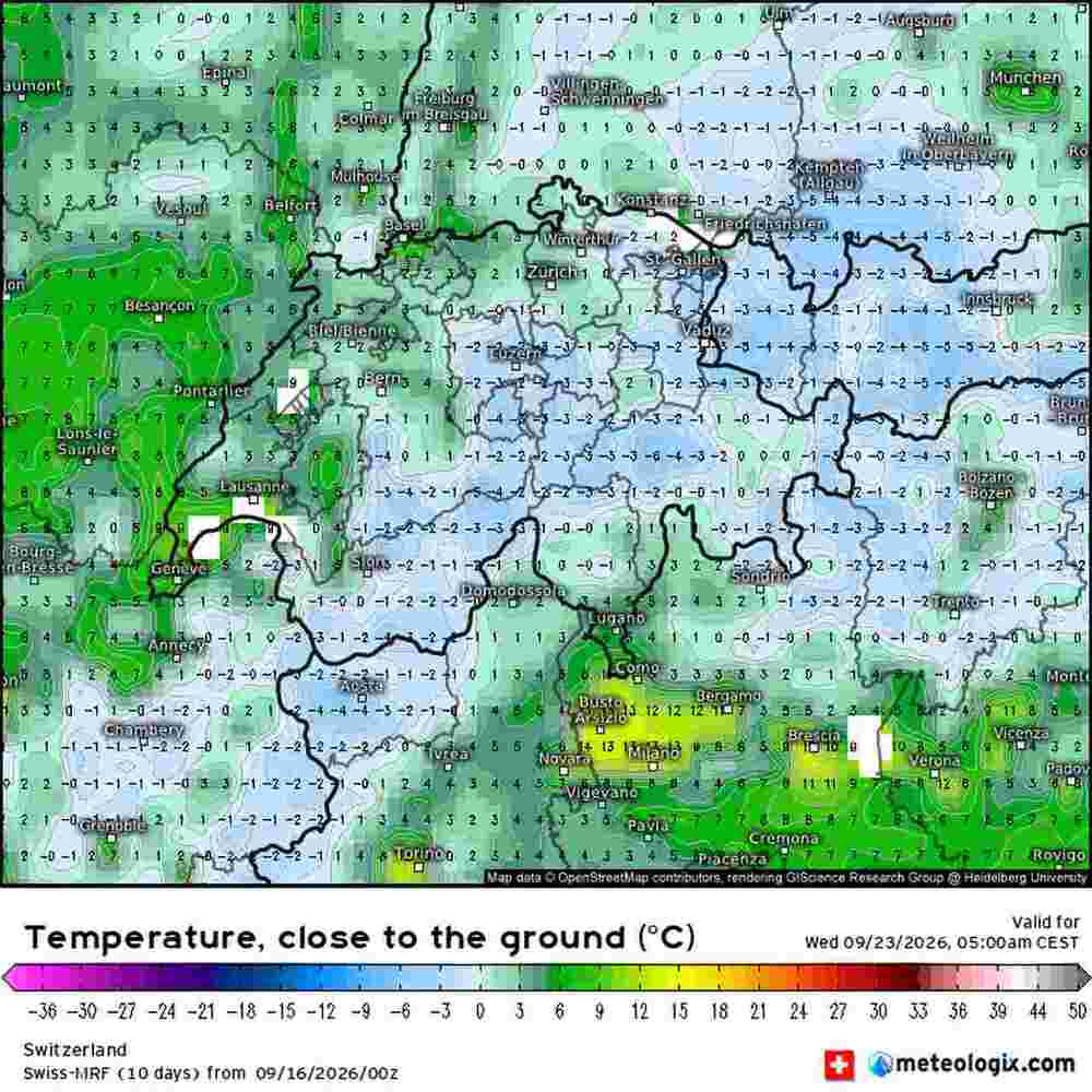 Ochłodzenie ściągnie mróz na południe Europy we wrześniu 2026. Temperatura spadnie do -10 st. C. Jest dokładny termin fali zimna