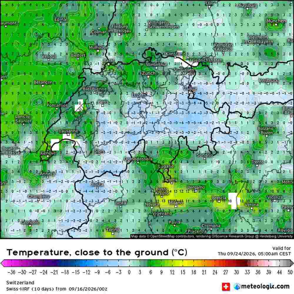 Ochłodzenie ściągnie mróz na południe Europy we wrześniu 2026. Temperatura spadnie do -10 st. C. i jest dokładny termin fali zimna