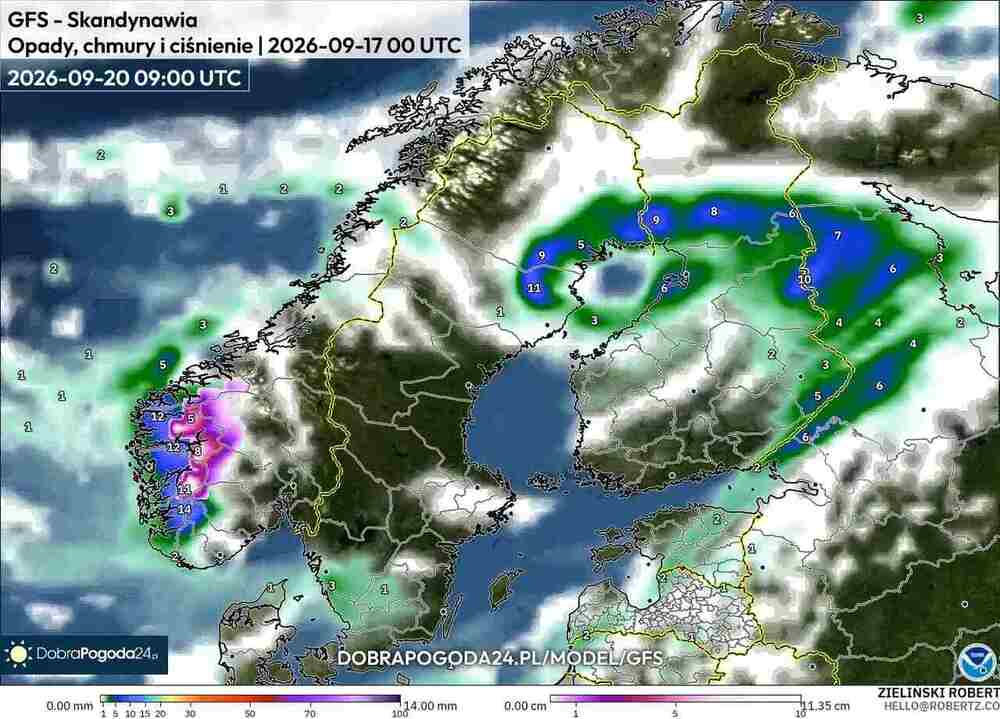 Oberwanie chmury zaleje domy i drogi na północy Europy we wrześniu 2026. Spadnie 200 litrów wody na m2 ziemi i będą powodzie błyskawiczne
