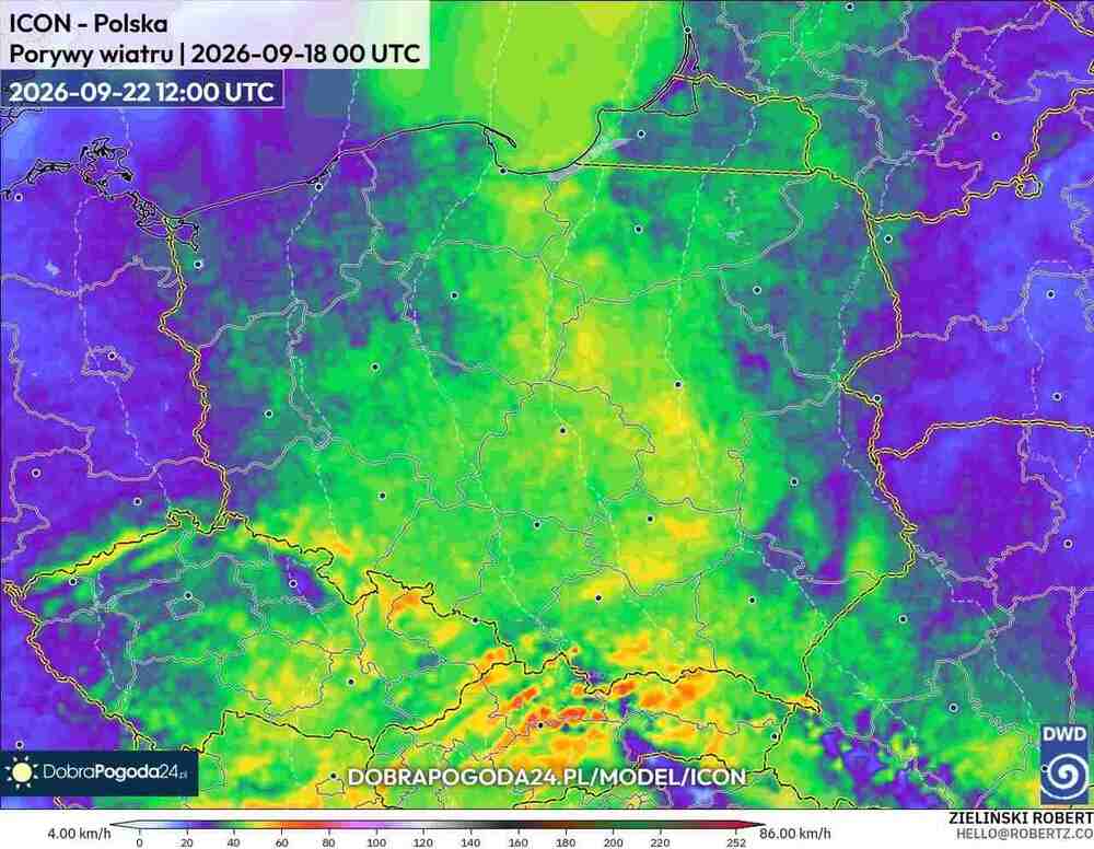 Silne wichury odłączą prąd w środkowej Europie we wrześniu 2026. Wiatr sięgnie 110 km/h i cyklon połamie drzewa w tych regionach