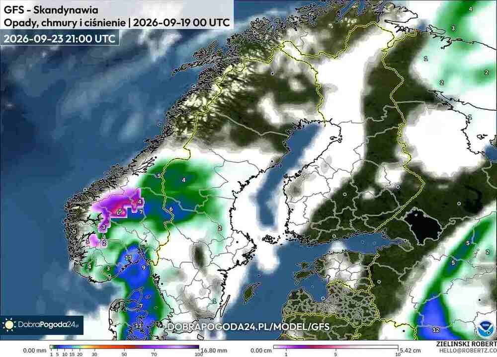 Będą wczesne śnieżyce na północy Europy we wrześniu 2026. Spadnie 25 cm śniegu i nadciągnie pierwszy podmuch zimy