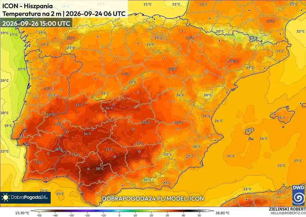 Wróci silny upał na południe Europy we wrześniu 2026. Temperatura sięgnie 38 st. C. Piekielna fala upałów przedłuży lato
