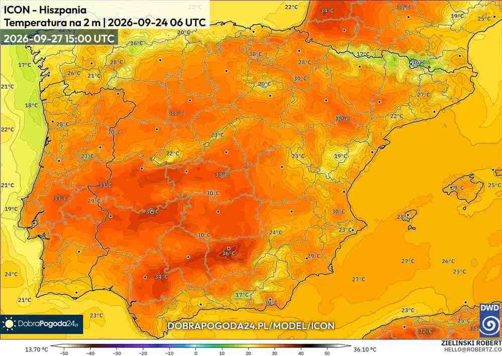 Wróci silny upał na południe Europy we wrześniu 2026. Temperatura sięgnie 38 st. C. i piekielna fala upałów przedłuży lato