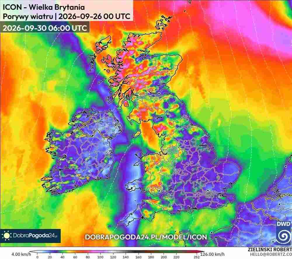 Wichury połamią drzewa na północy Europy we wrześniu 2026. Wiatr sięgnie 140 km/h i odłączy prąd i będzie silny cyklon