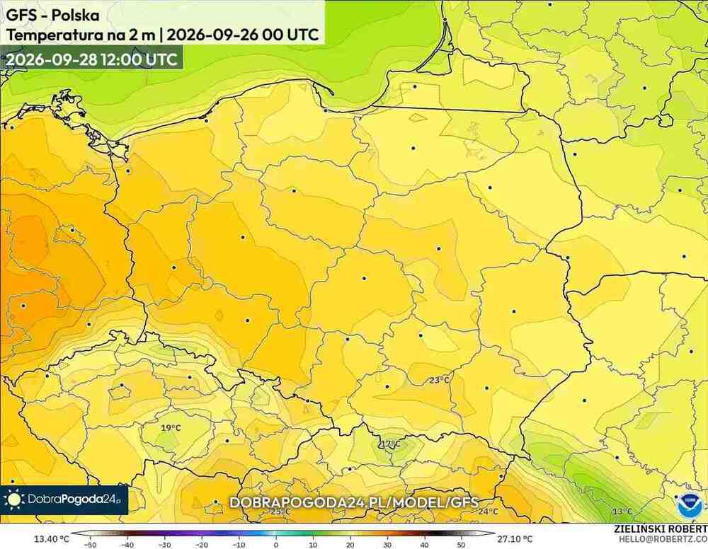 Będzie silne ocieplenie w środkowej Europie. Osiądzie kopuła ciepła. Fala gorąca rozszerzy zasięg we wrześniu 2026