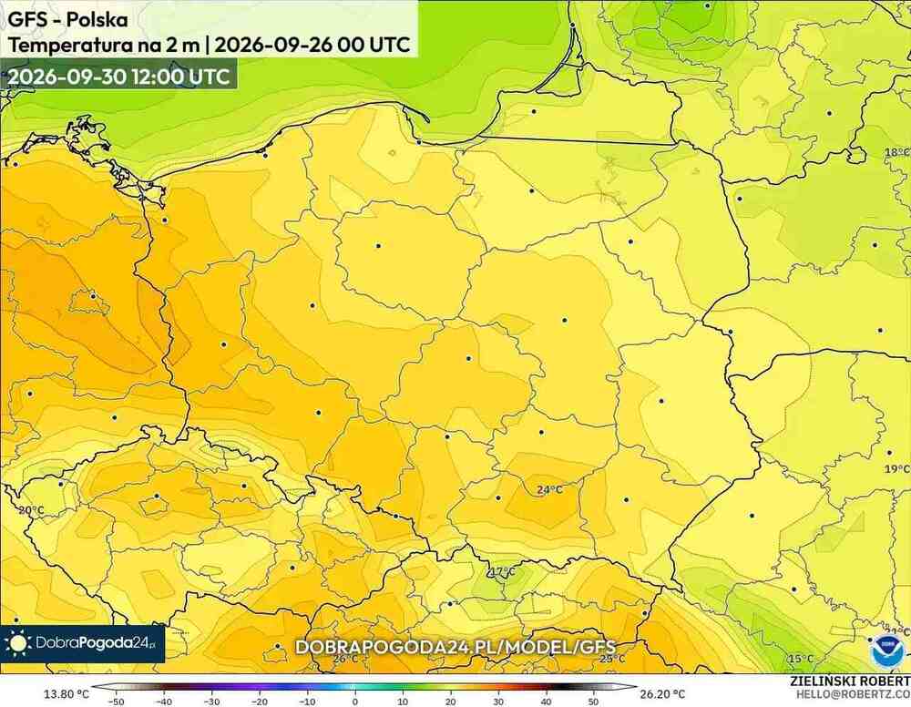 Będzie silne ocieplenie w środkowej Europie. Osiądzie kopuła ciepła i fala gorąca rozszerzy zasięg