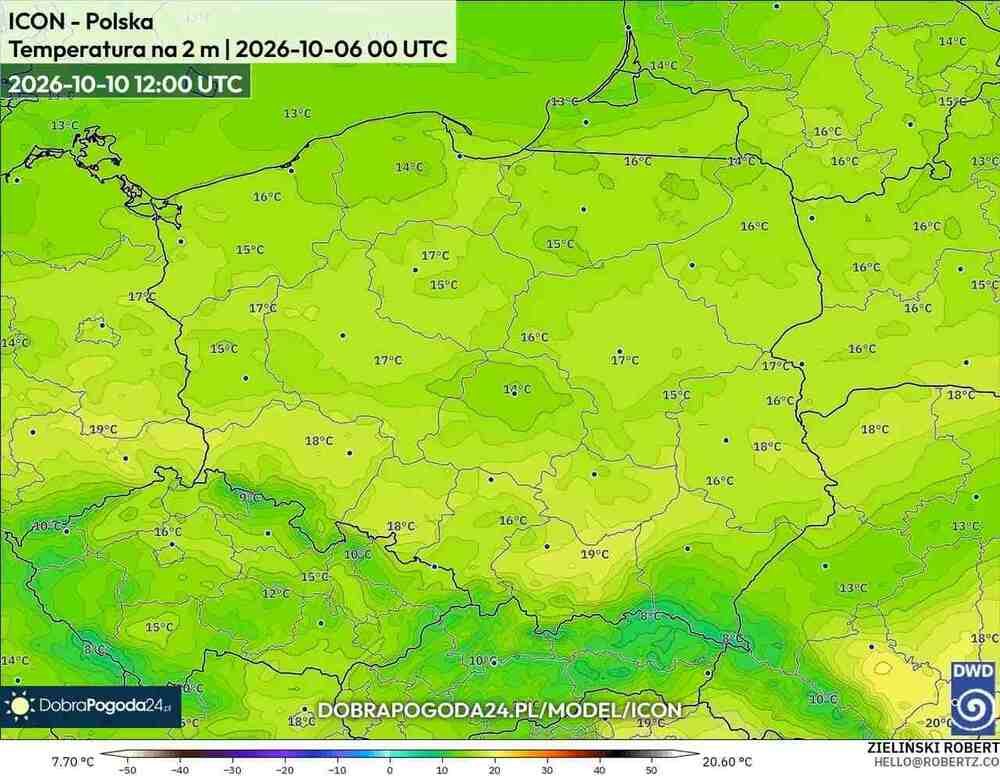Nadciągnie 9 października 2026 do środkowej Europy. Fala zimna odsunie kopułę ciepła. Będzie przewrót w pogodzie