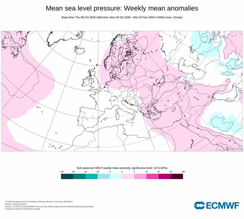 Jest pogoda na Wszystkich Świętych 2026, anomalia ciśnienia w Polsce i Europie