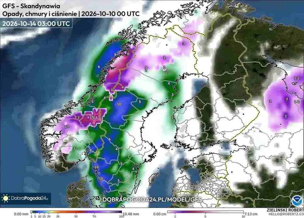 Intensywna śnieżyca zasypie drogi na północy Europy. Spadnie 35 cm śniegu. Wiemy, gdzie wróci zima w październiku 2026
