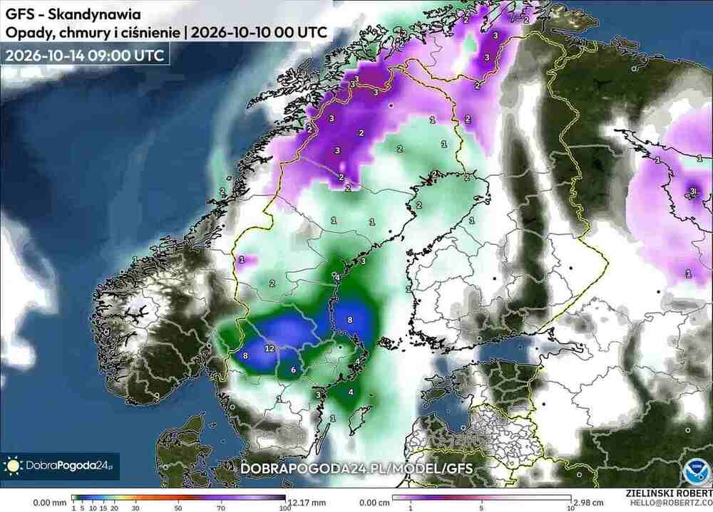 Intensywna śnieżyca zasypie drogi na północy Europy w październiku 2026. Spadnie 35 cm śniegu. Wiemy, gdzie wróci zima