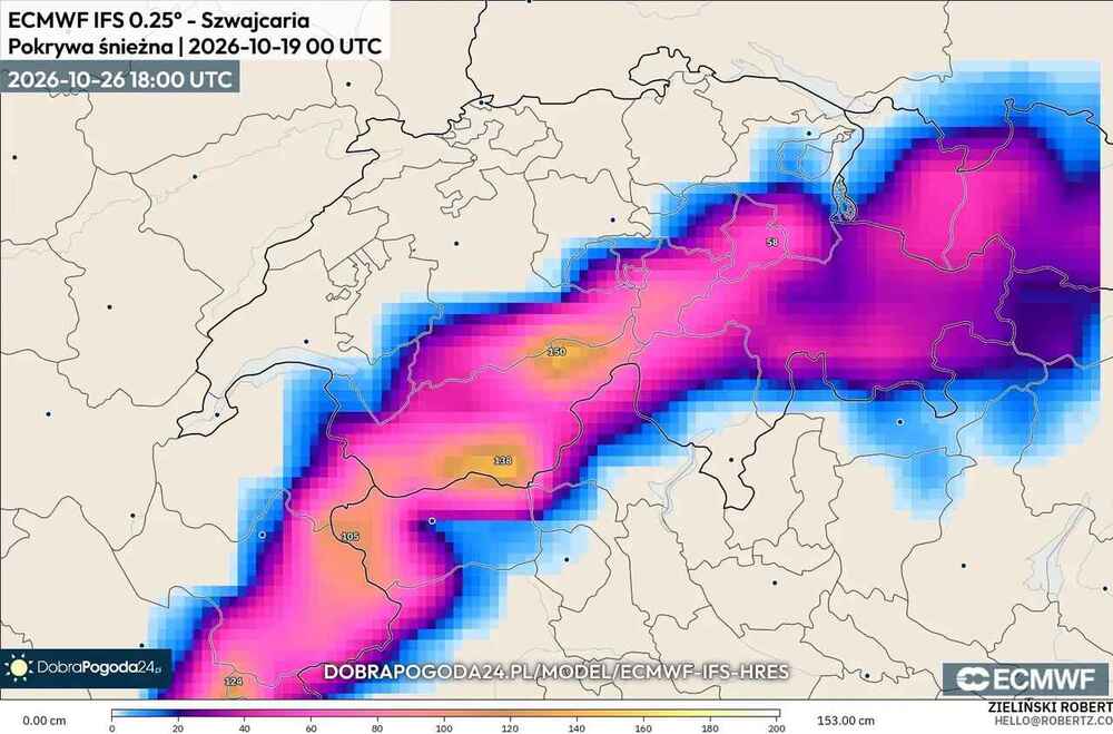 Nadciągną silne śnieżyce na południe Europy w październiku 2026. Spadnie 40 cm śniegu i będzie podmuch zimy oraz paraliż na drogach