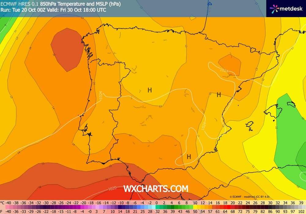 Będzie jeszcze upał na południu Europy w październiku 2026. Temperatura sięgnie 30 st. C. i wróci późna fala gorąca do tych regionów