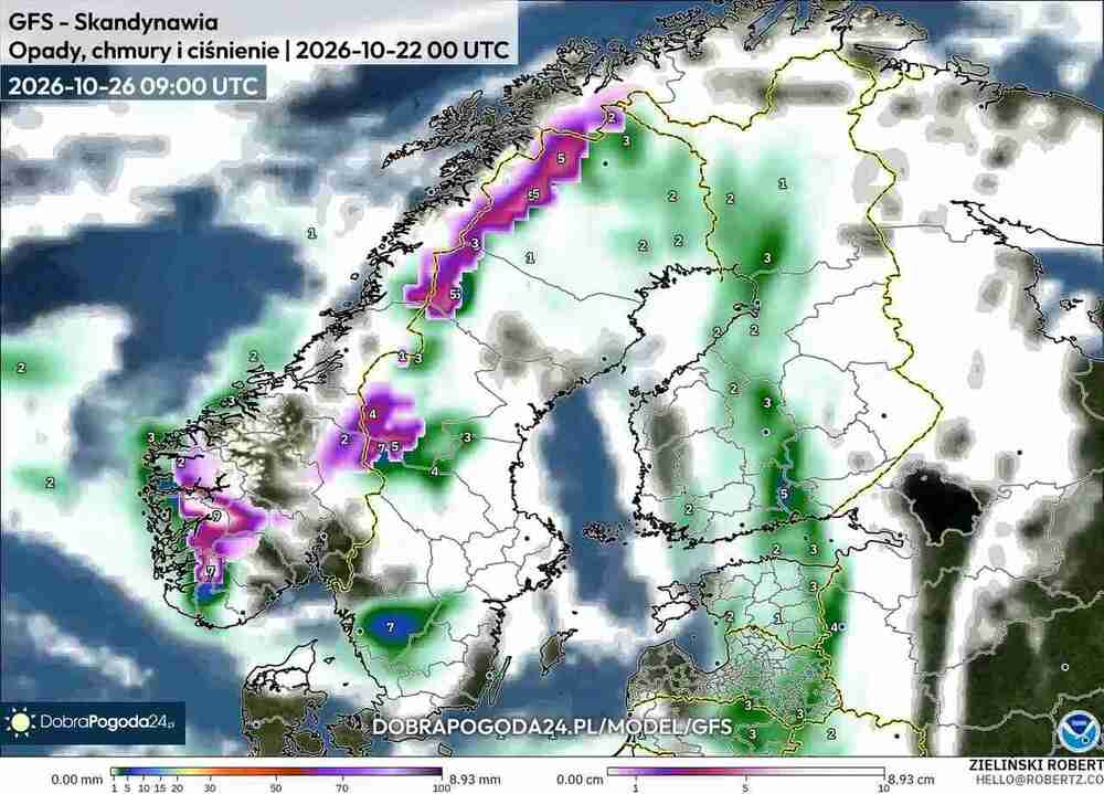 Śnieżyce zakorkują drogi na północy Europy w październiku 2026. Spadnie 35 cm śniegu i podmuch zimy przyniesie zawieje i zamiecie
