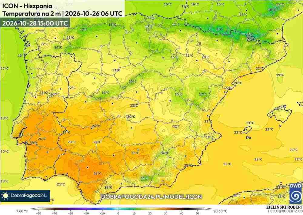 Będzie późny upał na południu Europy. Temperatura sięgnie 30 st. C. Fala gorąca potrwa dłużej w październiku 2026