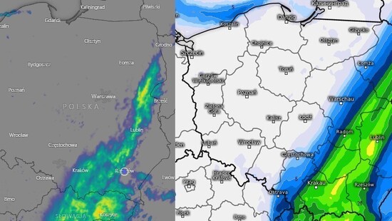 Pogoda niedziela 10 listopada. W kilku regionach deszczowo. W Tatrach sypie śnieg