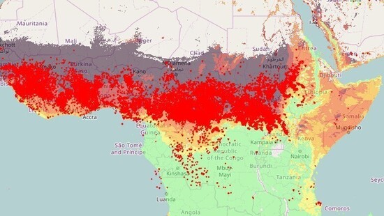 Pożary w Australii nie schodzą z czołówek portali. O najliczniejszych pożarach w Afryce nic się nie mówi, a to ten kontynent najbardziej płonie