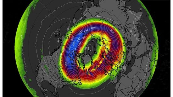 Pogoda. Wir polarny osiągnął najniższą temperaturę od 40 lat. Surowej zimy w sporej części Europy nadal nie będzie