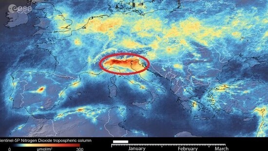 Zagrożenie koronawirusem COVID-19 zwiększa się w regionach z dużym zanieczyszczeniem powietrza