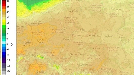 Pogoda. Kwietniowy powiew "lata" w Polsce. Temperatura miejscami osiągnie 24-26 st. C. W środę 29.04 w wielu regionach popada, lokalnie możliwe burze