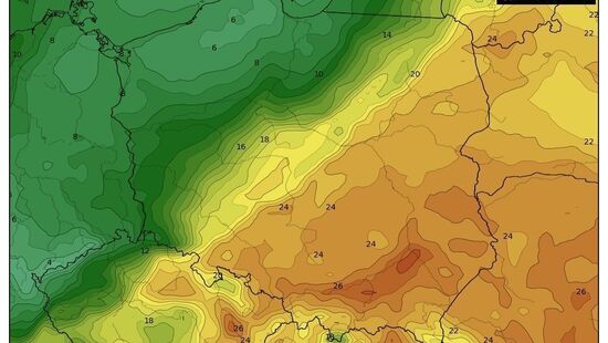 Pogoda 11 maja 2020. Gigantyczny kontrast temperatury w Polsce. Miejscami burze, ulewy i silny wiatr. W nocy 11/12 maja popada śnieg