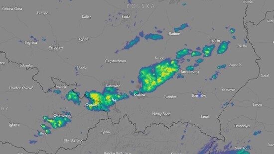 Pogoda 17 maja 2020. Burze w Polsce z deszczem, silnym wiatrem i gradem