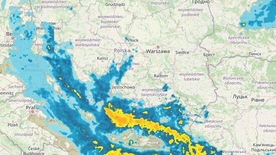 Pogoda. Intensywne opady deszczu na południu Polski. Wydano ostrzeżenie hydrologiczne dla kilku województw