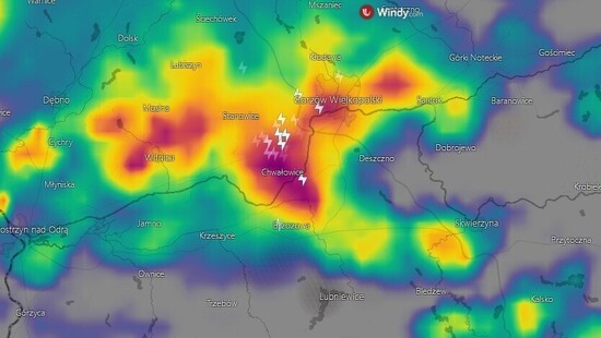 Pogoda. Silne burze nad Polską. Potężna ulewa przeszła przez Gorzów Wielkopolski