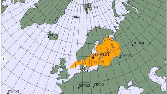 Wykryto wzrost izotopów promieniotwórczych na Bałtyku, w Skandynawii i lokalnie w rejonach arktycznych
