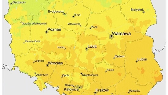 Gdzie w Polsce występują najlepsze warunki do uzyskiwania energii ze Słońca?