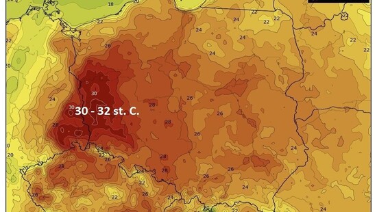 Pogoda na niedzielę 2 sierpnia 2020. Na zachodzie kraju wróci upał, pojawią się opady i lokalne burze