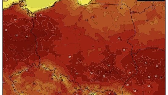 Pogoda na piątek 7 sierpnia 2020. Gorąco i upalnie, lokalnie niewykluczone burze