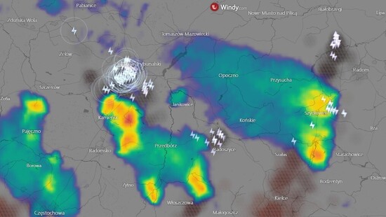 Burze nad Polską przesuwają się na północ. Gdzie jest burza 4 października 2020