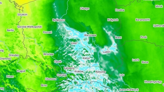 Pogoda. W nocy z 31.10/01.11.2020 na wschodzie, w centrum i na południowym wschodzie Polski możliwe miejscami przymrozki