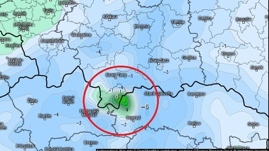 W Tatrach cieplej niż w dolinach. Silna inwersja nad Polską