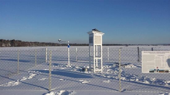 Pogoda. Temperatura na początku grudnia na polskim biegunie zimna spadła do blisko -19 st. C.