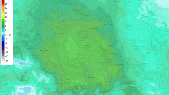 Pogoda. Ocieplenie dotarło do Polski. Temperatura w weekend wzrośnie miejscami do 12-14 st. C.