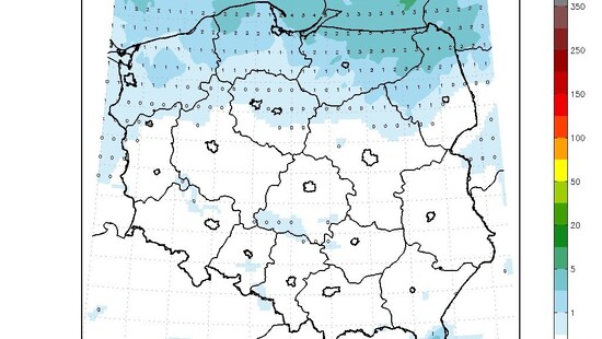 Pogoda. Prognoza na noc 17/18 grudnia 2020. Słabe opady na północy, miejscami mgła