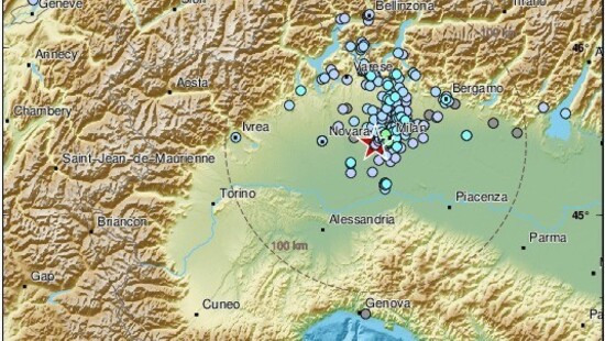 Trzęsienie ziemi w Mediolanie. Było odczuwalne w prowincji Bergamo we Włoszech