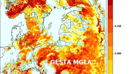 Pogoda. Prognoza na noc 18/19 grudnia 2020. Gęsta mgła w wielu regionach Polski