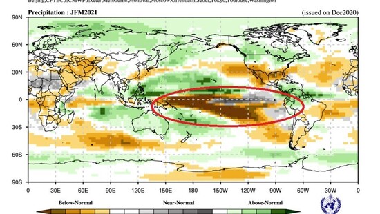 La Nina wpłynie na pogodę w 2021 roku. Ochłodzenie wschodniego Pacyfiku nadal się utrzyma