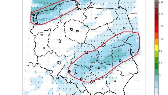 Pogoda. Prognoza na sobotę 2 stycznia 2021. W kilku województwach deszcz i deszcz ze śniegiem