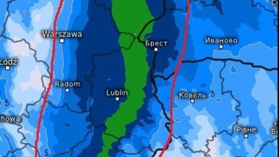 Na wschodzie Polski uderzy śnieżyca. Mokry śnieg spowoduje problemy na drogach i przerwy w dostawie energii elektrycznej