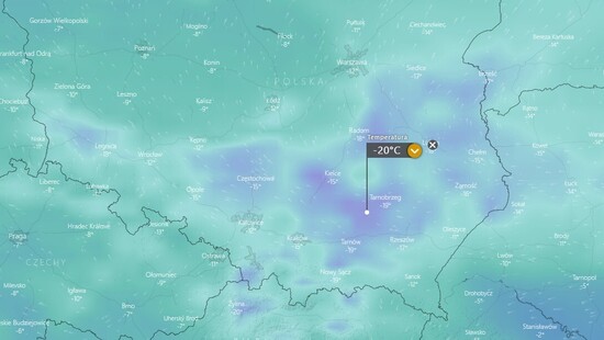 W nocy z 31 stycznia na 1 lutego 2021 siarczysty mróz w Polsce. Sprawdź, gdzie będą najniższe temperatury