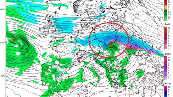 Do Polski zbliża się śnieżyca. Między 7, a 9 lutego, spadnie nawet 20-45 cm śniegu