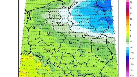 Pogoda na 6 lutego 2021. Śnieg poprószy nad morzem i w rejonach podgórskich, na pozostałym obszarze przejaśnienia i rozpogodzenia