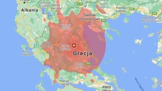 Silne trzęsienie ziemi w Grecji. Zanotowano wstrząs o magnitudzie 6,3