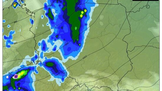 Pogoda na 13 marca 2021. Miejscami przelotne opady i lokalne burze, silny wiatr, temperatura wzrośnie