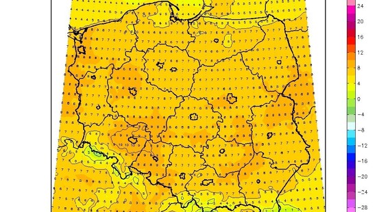 Pogoda na 15 marca 2021. Temperatura do 10 stopni, miejscami przelotne opady, lokalnie możliwa burza