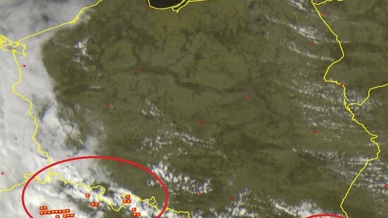  Burze z gradem na południu i zachodzie Polski przynoszą ulewy. Gdzie jest burza 12 maja